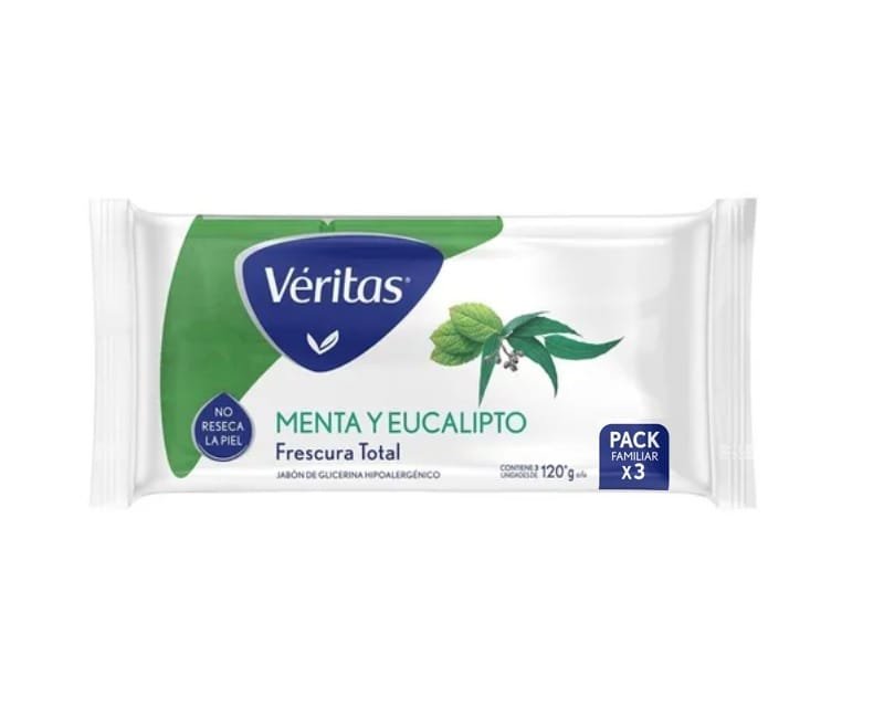 Jabon Veritas Glicerina X Menta Y Eucalipto La Casa De Mam