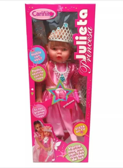 Cariñito Julieta Princesa con Varita Magica