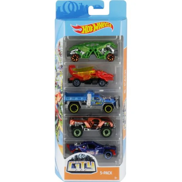 Hotwheels city x 5