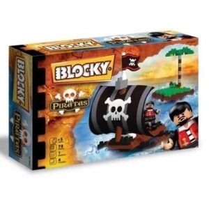 Blocky Pirata Balsa x78 Piezas