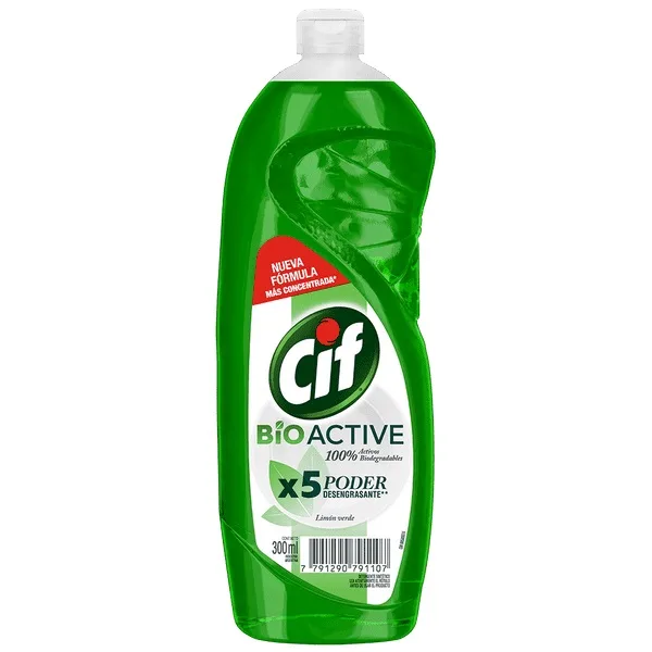 Cif Bio Active Detergente x300ml Limon Verde