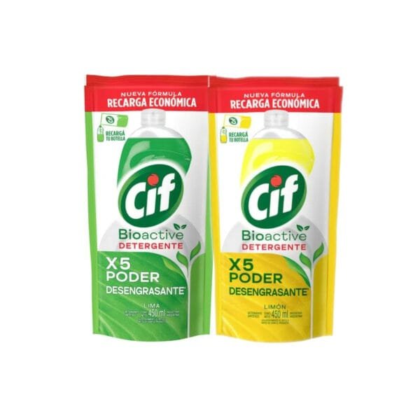 Cif Bio Active Detergente x450ml Repuesto