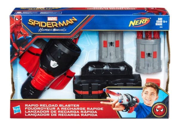 Nerf Spiderman Lanzador de Cargas Rapidas