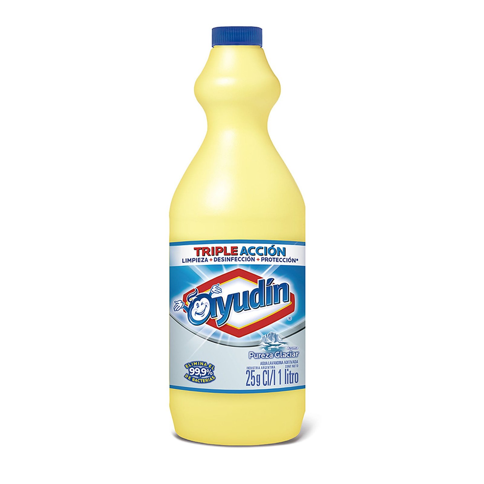 Lavandina Ayudin Triple Accion Pureza Glaciar 1 L