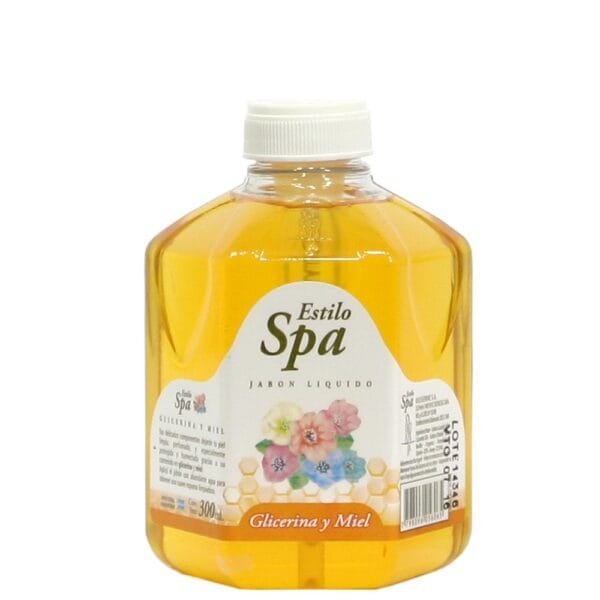 Spa Jabón Líquido Pote Miel y Glicerina
