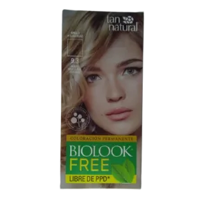Tan Natural Biolook Free N°9.3 Rubio Muy Claro Dorado