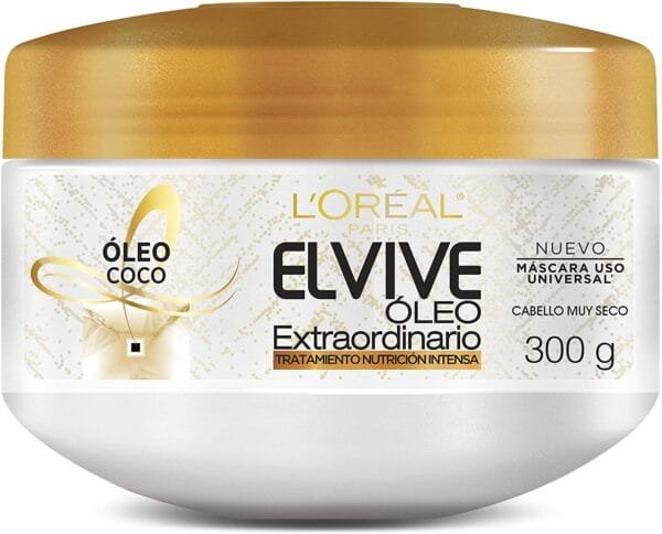 Elvive Óleo de Coco Mascarilla Nutritiva x300gr