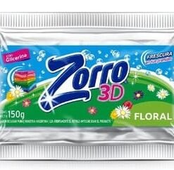 Zorro Jabón Blanco 3D x150grs Floral