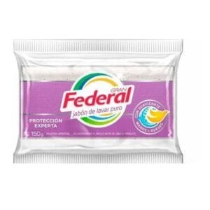 Jabon Blanco Federal con Suavizante x150gr