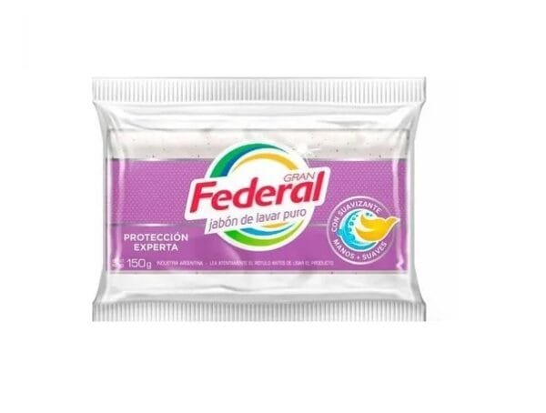 Jabon Blanco Federal con Suavizante x150gr