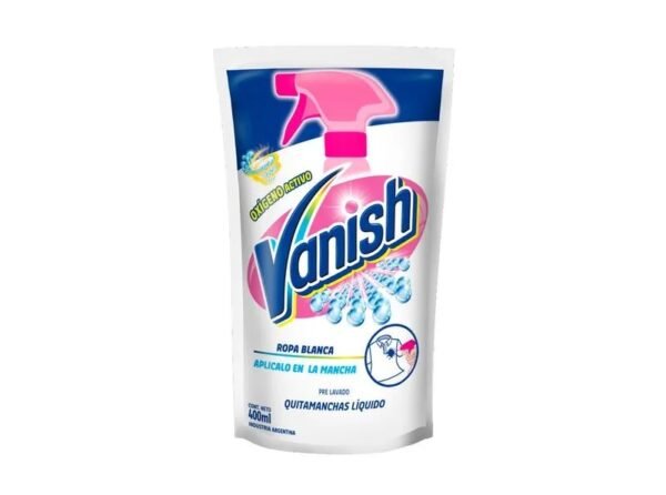 Vanish Prelavado Ropa Blanca Quitamanchas Líquido x400 ml