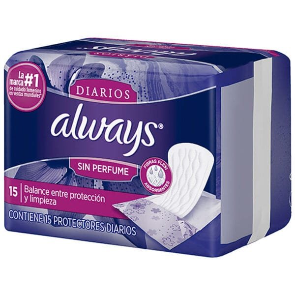 Always diarios sin perfume