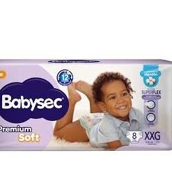 Pañales Babysec Pack x8 Premium