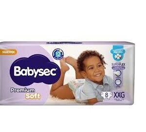 Pañales Babysec Pack x8 Premium