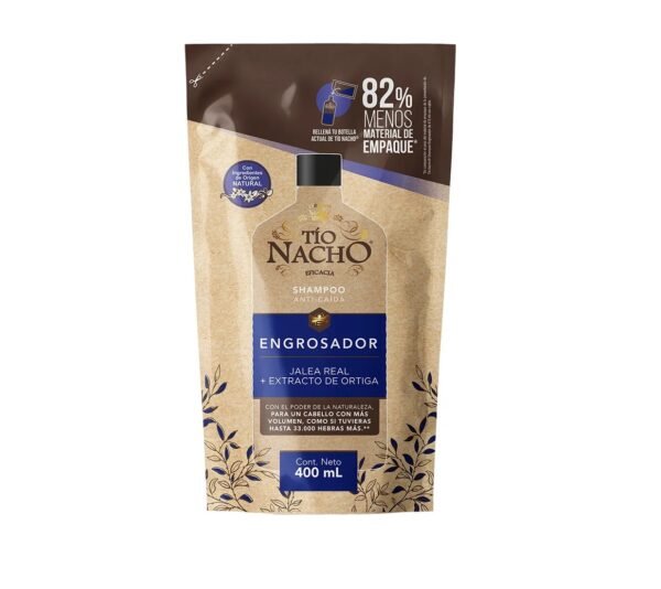 Tío Nacho Doypack x 400ml Shampoo Engrosador