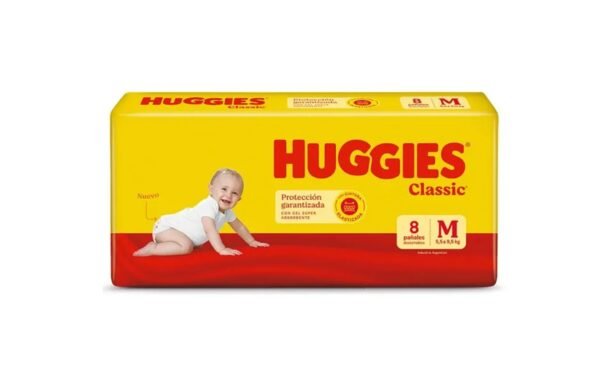 Pañales Huggies Triple Proteccion x 8