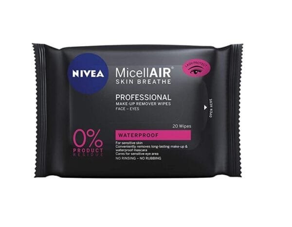 Nivea Toallitas MicellAir x20 Maquillaje Waterproof