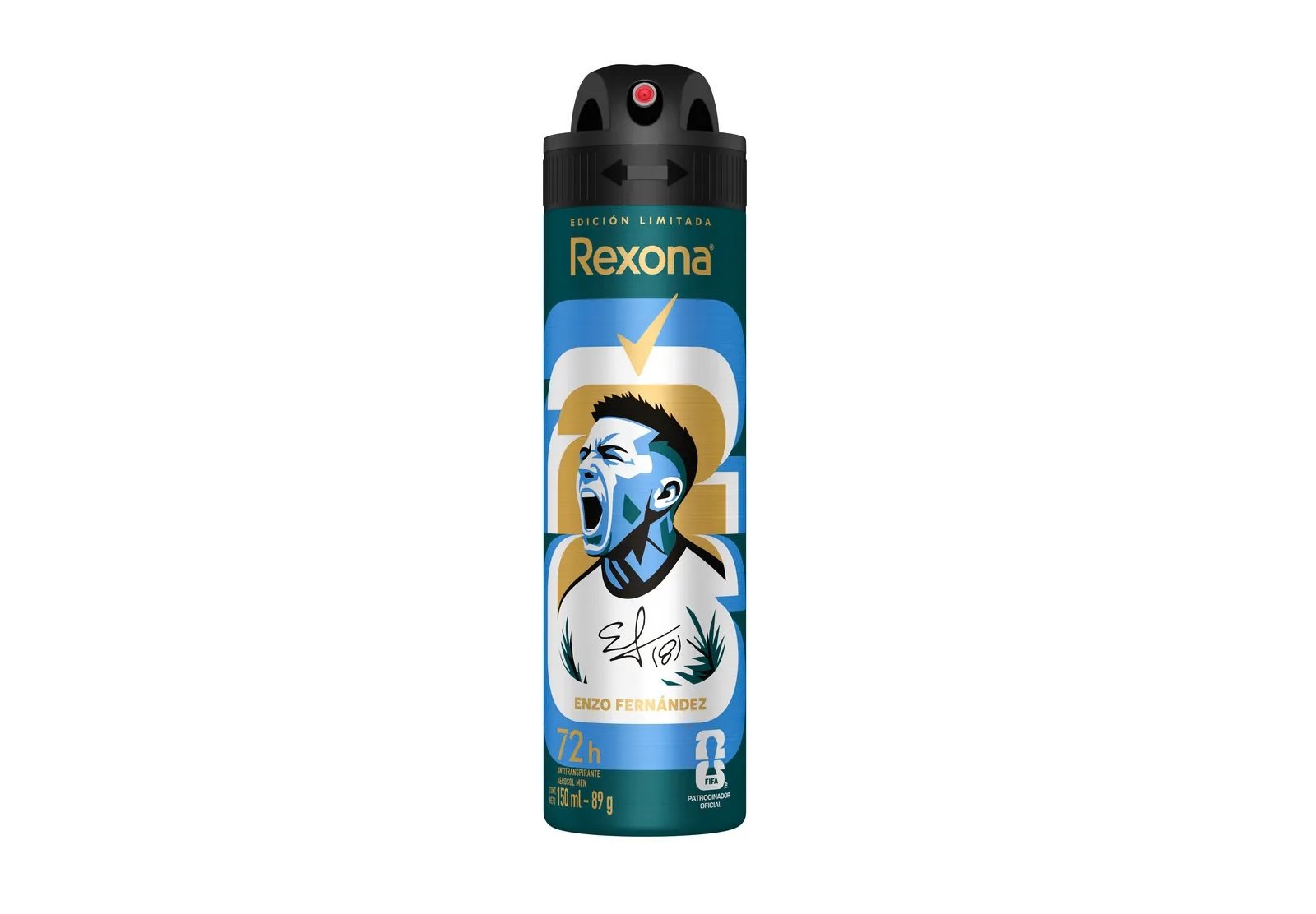Rexona Men Sensitive Enzo Fernandez 72h 150ml