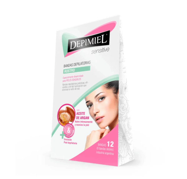 Bandas Depilatorias Depimiel Sensitive Rostro