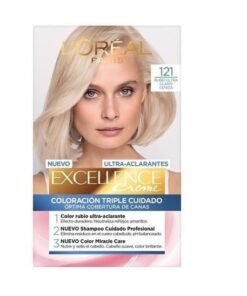 Excellence Loreal N°121 Rubio Ultra Claro Ceniza