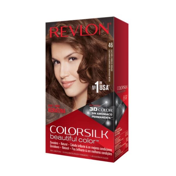 Revlon Colorsilk 46 Castaño Cobrizo Dorado