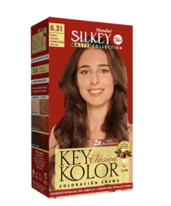 Silkey Key Color 6.31 Rubio Oscuro Dorado Ceniza Marron