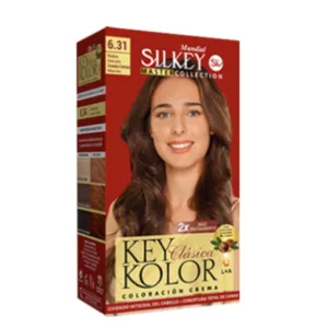Silkey Key Color 6.31 Rubio Oscuro Dorado Ceniza Marron