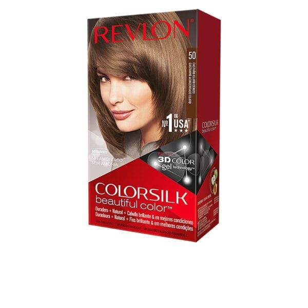 Revlon Colorsilk 50 Castaño Claro Ceniza