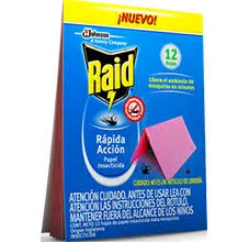 Raid Papel Insecticida