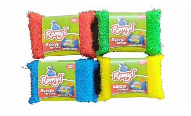 Romyl Esponja fibra fácil de color