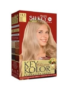 Silkey Key Color 11.1 Rubio Ultra Claro Cenizo