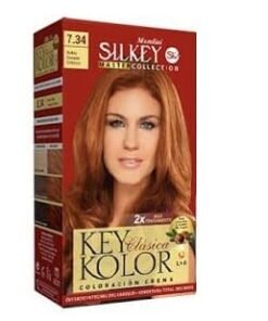 Silkey Key Color 7.34 Rubio Dorado Cobrizo