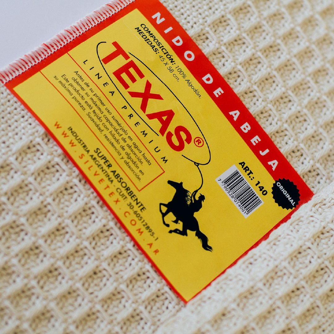 Paño para piso nido de abeja Texas 45x58 cm