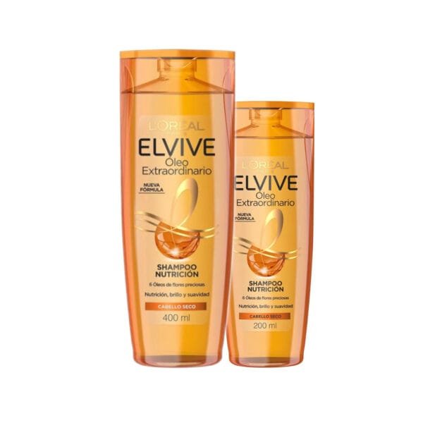 Elvive Shampoo Oleo Extraordinario Nutrición