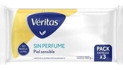 Jabón Veritas x3 Sin Perfume Pieles Sensibles