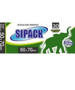 Sipack Bolsas de Residuos 50x70 Negras x20un.