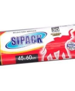 Sipack Bolsas de Residuos 45x60 Negras x30un.