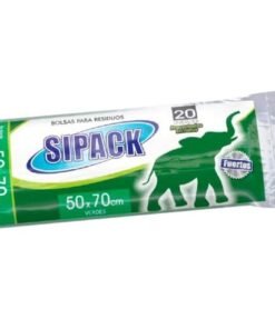 Sipack Bolsas de Residuos 50x70 Verdes x20un.