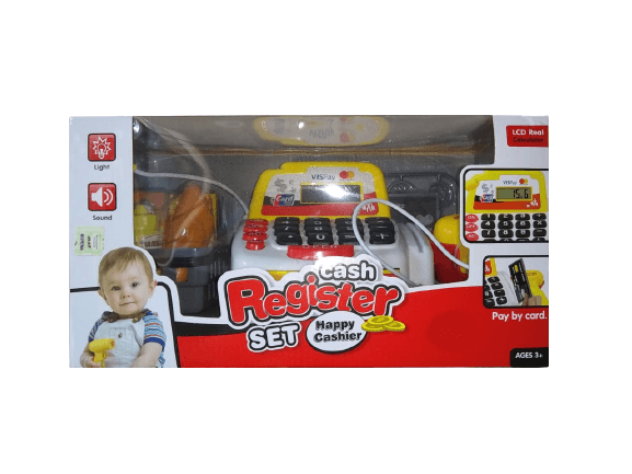 Cash Register Set- Registradora Amarilla