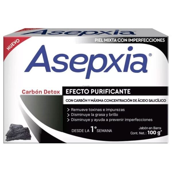 Asepxia Jabon Carbon Detox