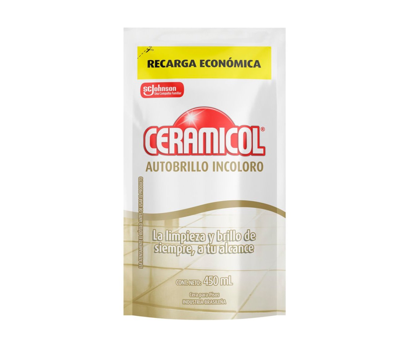 Ceramicol Autobrillo Incoloro x 450 ml
