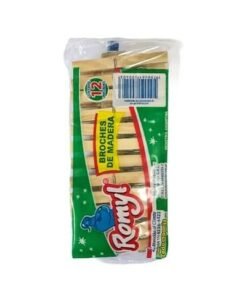 Romyl Broches de Madera para Ropa x12u