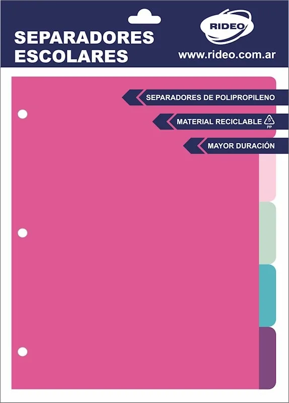 Rideo Separadores Escolares N°3