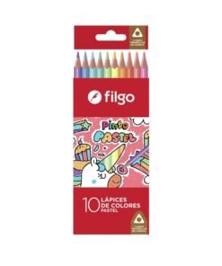 Filgo lapices colores pastel x 10