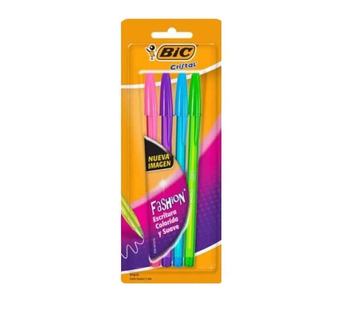Bic lapiceras Cristal Colores