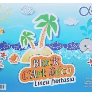 Block Art Déco Linea Fantasía Alfa