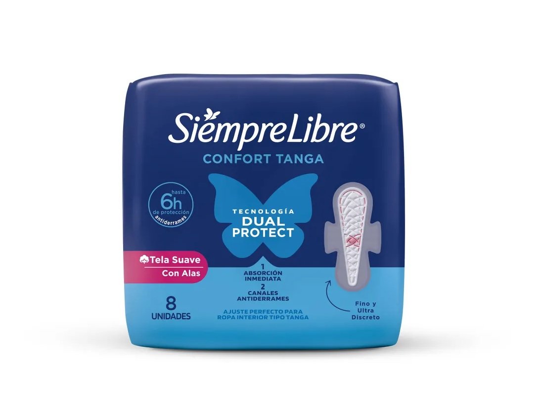 Siempre Libre Confort Tanga Suave x8