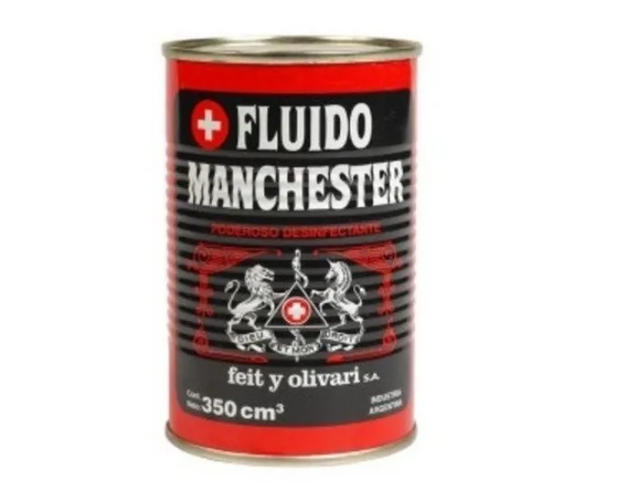 Fluido Manchester antiséptico desinfectante solución