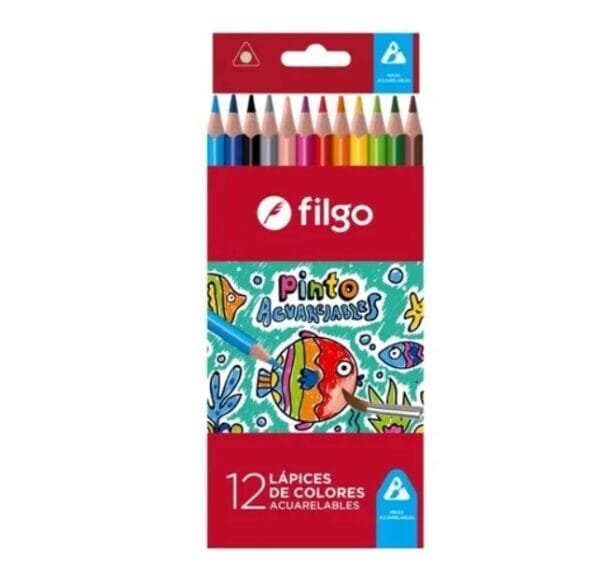 Filgo Lapices Acuarelables x12