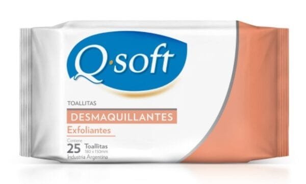 Q-Soft Toallitas Desmaquillantes Exfoliantes